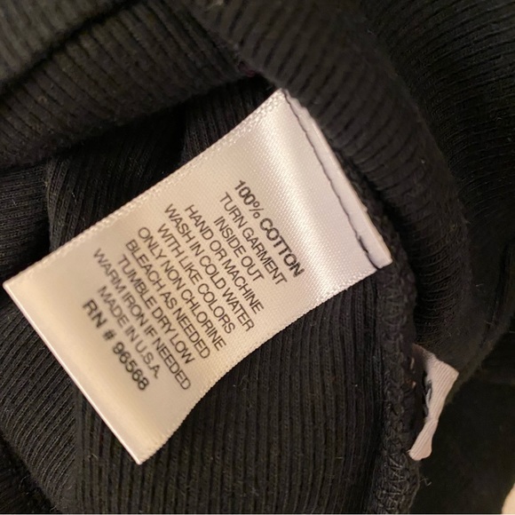 CHARLOTTE TARANTOLA Black Deep V Neck Long sleeve Top XS *Sparkles* - Picture 3 of 4